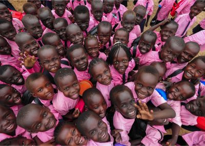 A group of smiling children