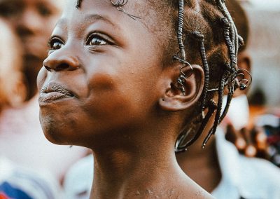 A confident, smiling girl.